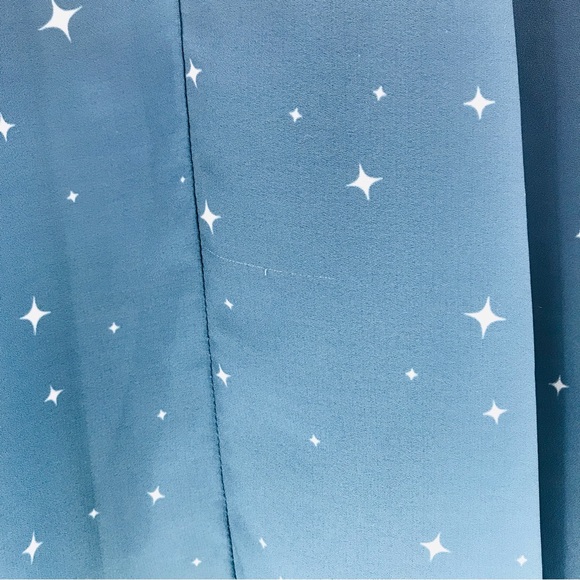 Wayward Fancies Ombre Star Drop Waist Midi Dress Blue Size Small - Picture 11 of 13